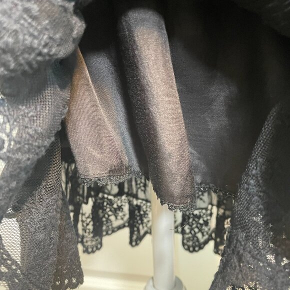 JUICY COUTURE Black Gauze Dress Size 6 - Picture 4 of 11